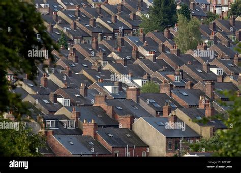 High Density Housing Sheffield England Stock Photo Alamy