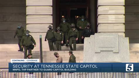 Security Increased At Tennessee Capitol For Inauguration Day
