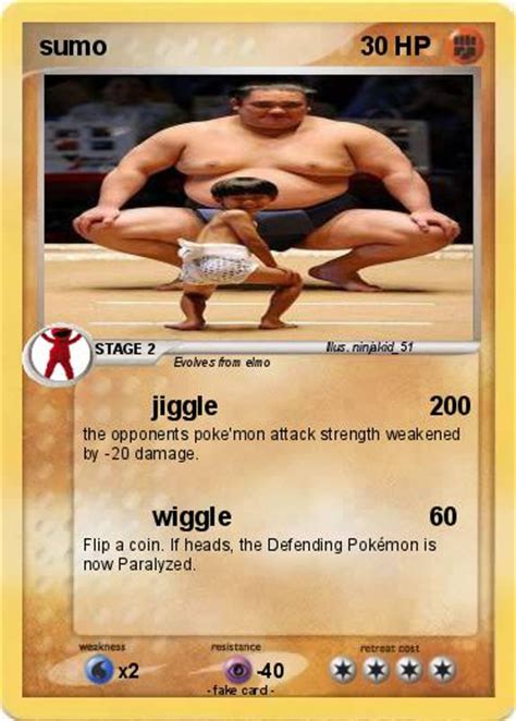 Pokémon Sumo 167 167 Jiggle My Pokemon Card