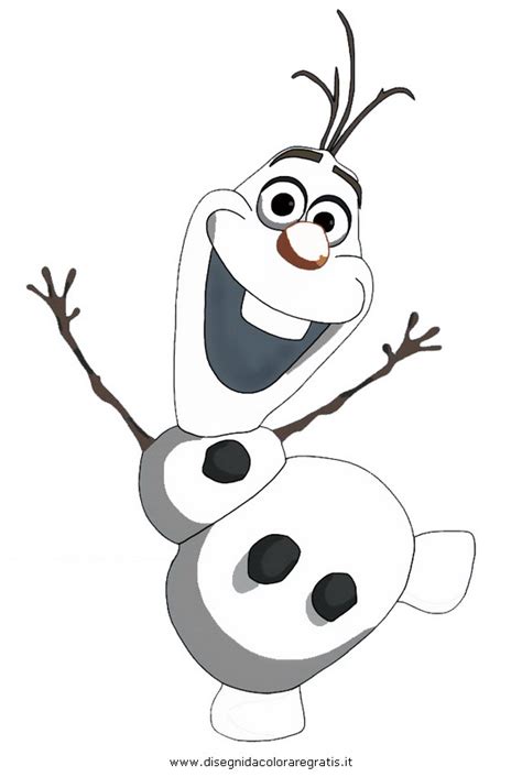 He is exploring a compartment and things there. Disegno frozen_olaf_34: personaggio cartone animato da ...