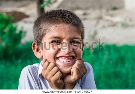 Poor Smiling Boy Village Stock Photo Edit Now 1121265575