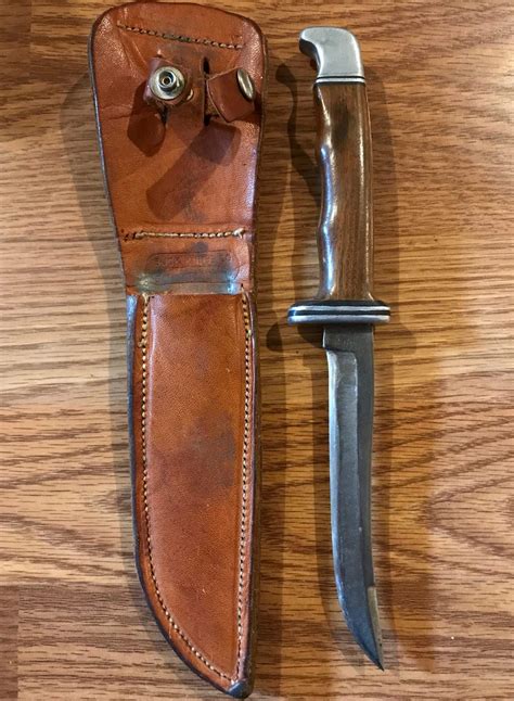 Old Antique Buck Knife 1272 Morena San Diego Cal Lignum Vitae Rare