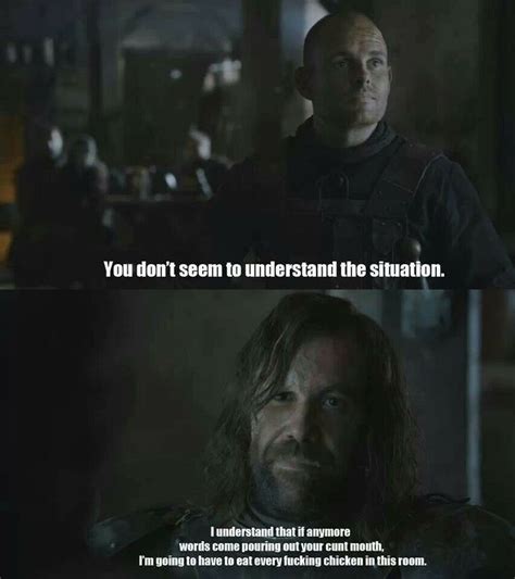 Make the hound chicken meme memes or upload your own images to make custom memes. The Hound we kind of love him. | Game of Thrones | Pinterest | Game of, We and Thoughts