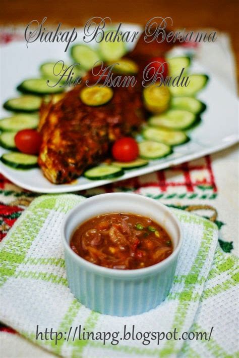 Pertama, ikan bakar yang dibakar kosong dan dimakan bersama air asam ataupun dicicah sambal kicap. Resepi Ikan Siakap Bakar Bersama Air Asam Budu (With ...
