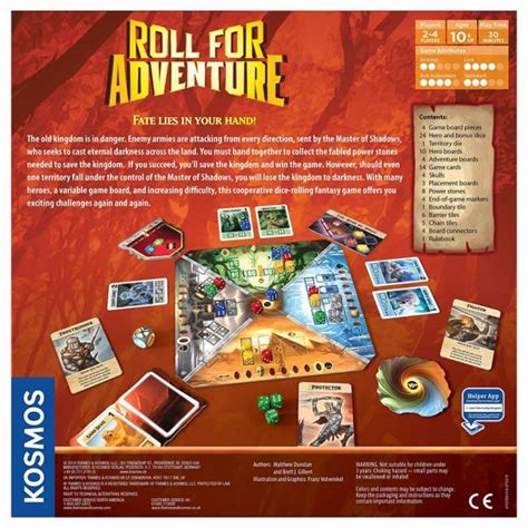 Roll For Adventure Board Game By Kosmos Available At Eh Gaming