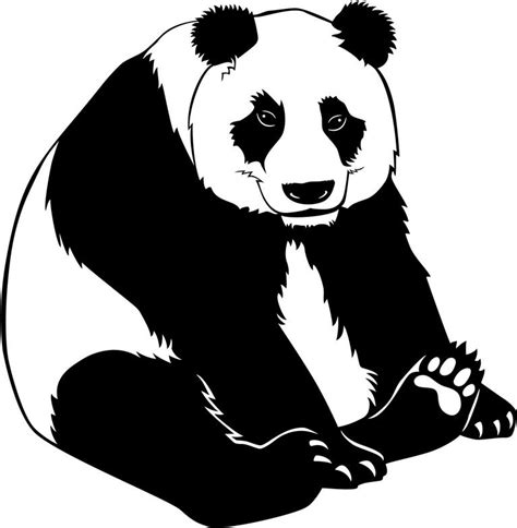 Free Black And White Panda Clipart Download Free Black And White Panda