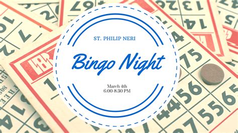With the first session starting at 6:30 p.m. Family Bingo Night Information