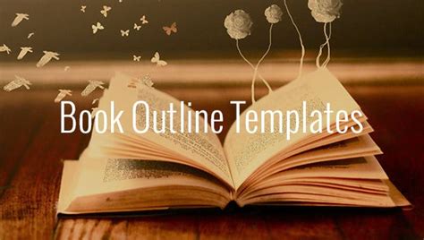 book outline template   sample  format