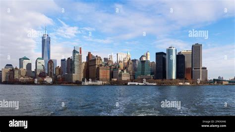 Lower Manhattan Congested With Tall Buildings New York Stock Photo Alamy