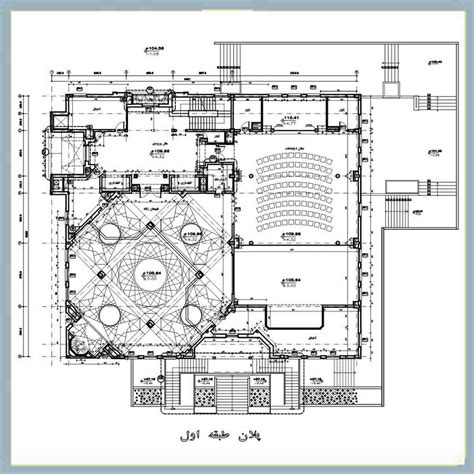 دانلود نقشه مسجد 1 پلان یاب مارکت دانلود نقشه معماری،پلان معماری