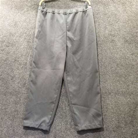 Vintage Bend Over Pants Gray Size 20p Pull On High Rise Straight Crop