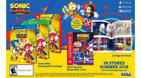 Sonic Mania Plus Announced For Nintendo Switch Nintendo