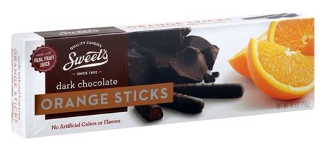 Buy Sweets Orange Sticks Dark Chocolate 10 Online Mercato