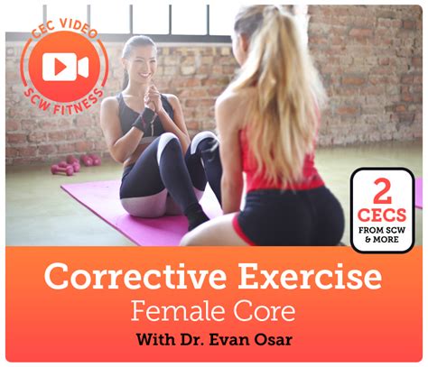 CEC Video Course Corrective Exercise Female Core SCW Fitness