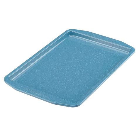 This will make for a thinner cookie. 11" X 17" Cookie Sheet Speckle Gulf Blue | Paula deen ...