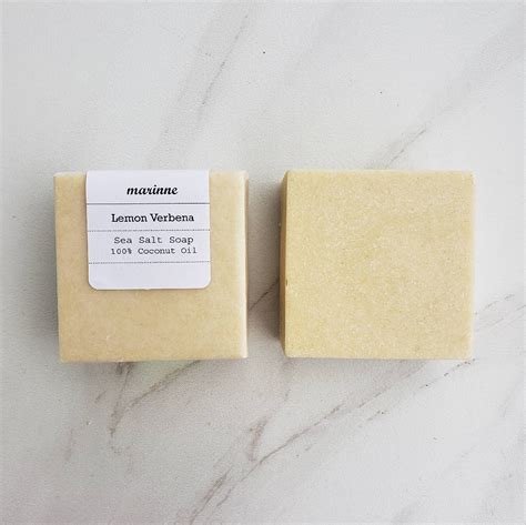Lemon Verbena Salt Soap 100% Coconut oil soap scrub soap | Etsy | Coconut oil soap, Scrub soap 
