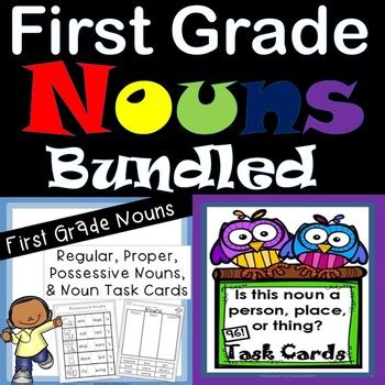 Learn noun definition and useful list of nouns in english with different types. Nouns Verbs Adjectives MEGA Bundled First Grade! | TpT