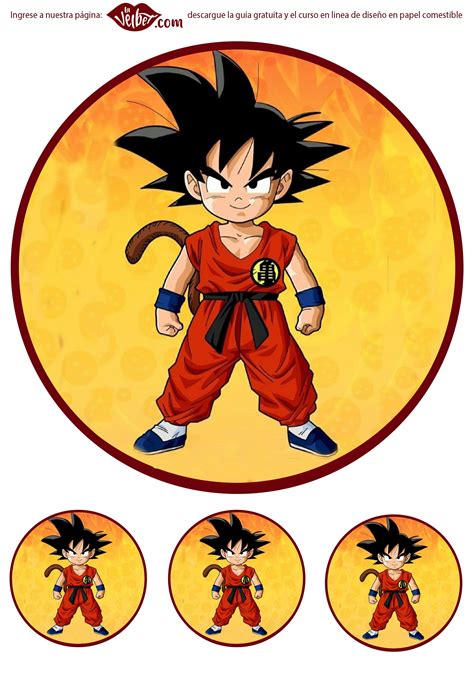 Papel Comestible Goku Imagenes De Goku Niño Dragones Goku Bebe