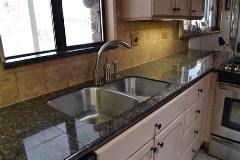 Granit küchenarbeitsplatte, nero assoluto schwarz, granit gabbro poliert 60cm. Granit Arbeitsplatte Tan Brown-günstige Küchenplatten für ...