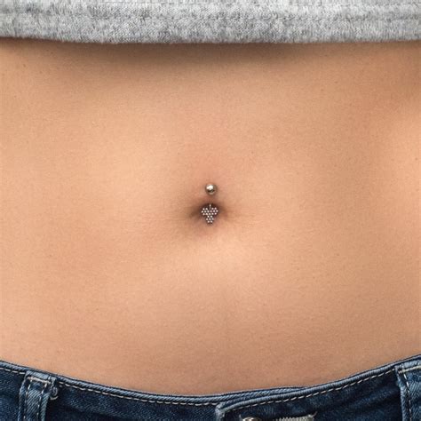Titanium Belly Button Ring Implant Grade Navel Ring Belly Etsy Uk