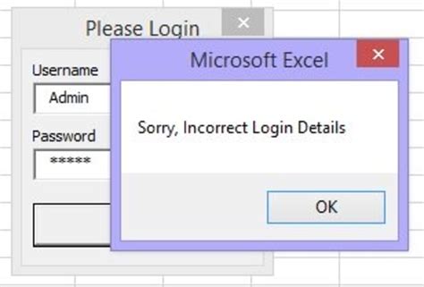 Excel Vba Guide To Create A Login Form Hubpages