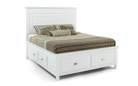 Spencer Full White Storage Bed