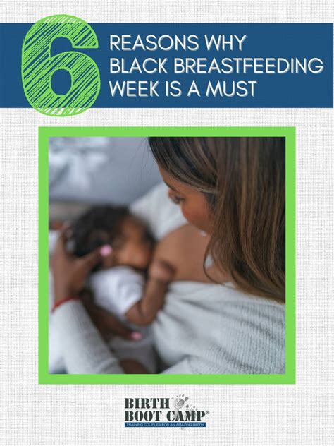 6 Reasons Why Black Breastfeeding Week Is A Must Birth Boot Camp