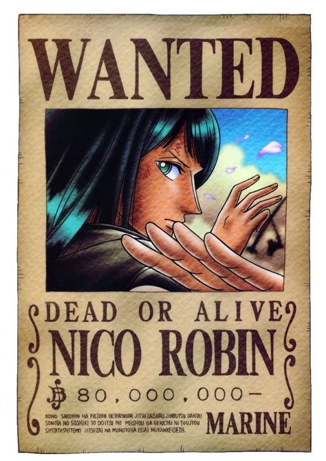 You will get the poster you want with the picture, name, and the amount you choose. One Piece Anime Adventure World Mini Wanted Poster Treasure Storage Case Robin N | One piece ...