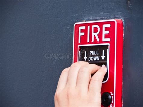 Pull Down Fire Alarm Stock Photo Image Of Emergency 22914776