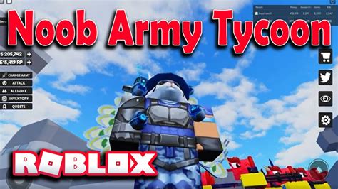 We Made A Noob War With Our Noob Armies Noob Army Tycoon Roblox