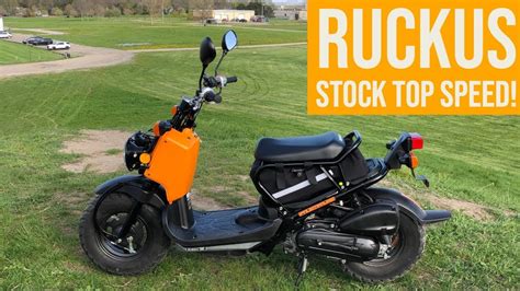 Top speed run and first impressions of the honda ruckus. STOCK HONDA RUCKUS TOP SPEED! WITH 190LB RIDER - YouTube