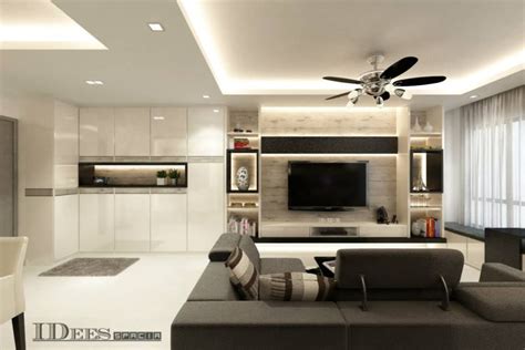 Hdb Multifunctional Living In A Modern Style Apartment Interior Home