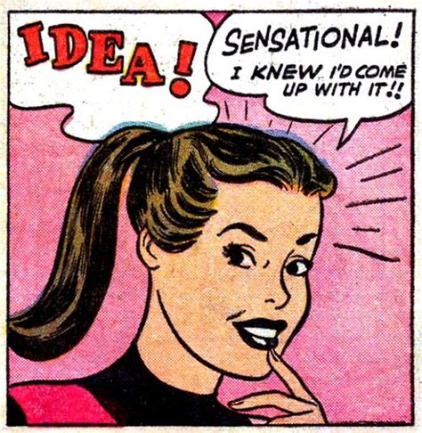 Comic Girls Say Sensational I Knew Id Come Up With It Vintage Comic Pop Art Comics