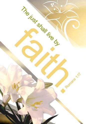 Romans 115 The Just Shall Love By Faith Church Worship Bulletin