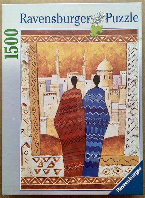 1500 Ravensburger African City Möga Rare Puzzles