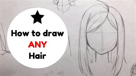 How to draw hair on guy step by step. ~How to Draw ANY type of Hair!~PART 1 - YouTube
