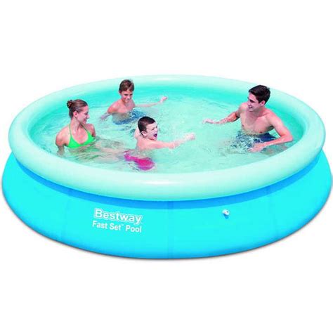 Bestway Fast Set Inflatable Round Ground Swimming Pool 12 Ft 572