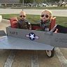 Top Gun Goose And Maverick Babies Costume Photo