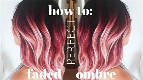 After picking how to fade your. how to do the PERFECT FADED OMBRE - YouTube