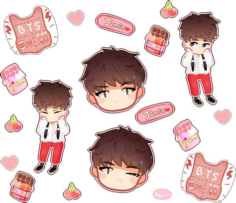 Bts Stickers Png Suga Rii Bts Jimin Stickers Png | My XXX Hot Girl png image