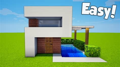 How To Build A Modern House In Minecraft Easy Big