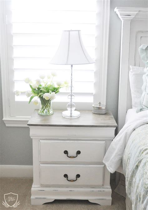 Nightstand Chalk Paint Tutorial — The Grace House Painted Bedroom