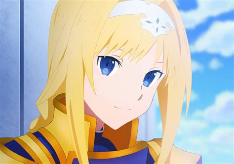 Sword Art Online Sword Art Online Alicization Alice Zuberg Blonde Blue Eyes Face Girl 4k