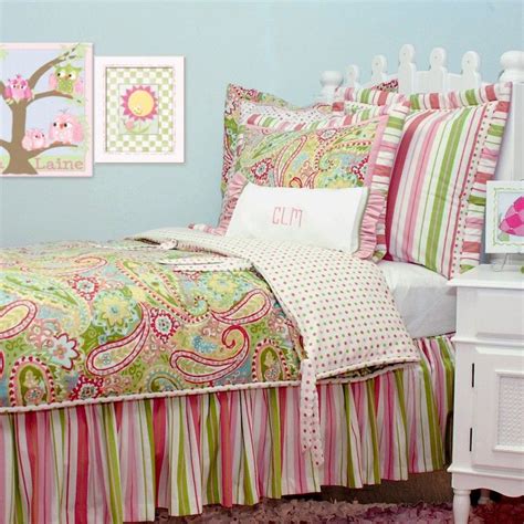 Find the right bedding or comforter set. For Maryclaire, coordinates with her bedding! Spring ...