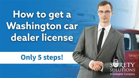 How To Get A Washington Car Dealer License 5 Simple Steps Youtube