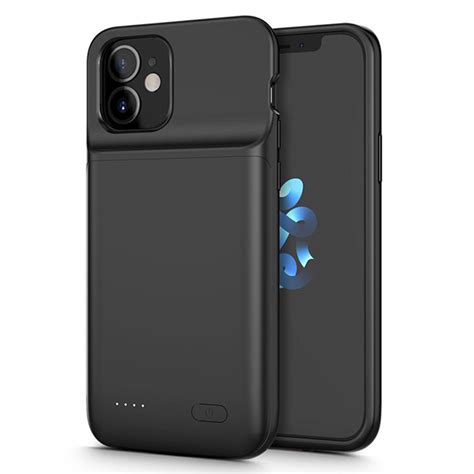 Funda Carcasa Bateria Power Case Iphone 12 Pro Max 5000 Mah Negro