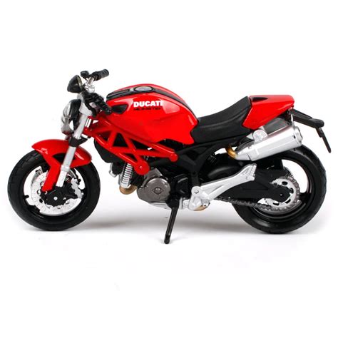 Maisto 118 Ducati Red Professional Motorcycle Diecast Toy Monster 696