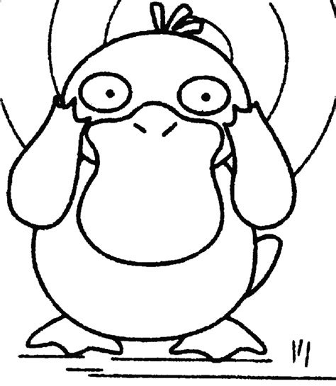 Psyduck Pokemon Coloring Pages Clip Art Library