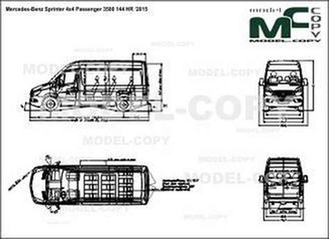 Mercedes Benz Sprinter 4x4 Passenger 3500 144 Hr ‘2015 2d Drawing