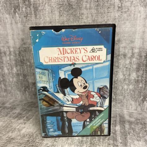 Walt Disney Mickeys Christmas Carol Vhs Movie Video Cassette Tape 17